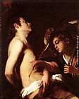 St Sebastian Healed by an Angel by Giovanni Baglione